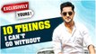 Exclusively Yours : 10 Things Mandar Jadhav Can't Go Without | Rajshri Marathi