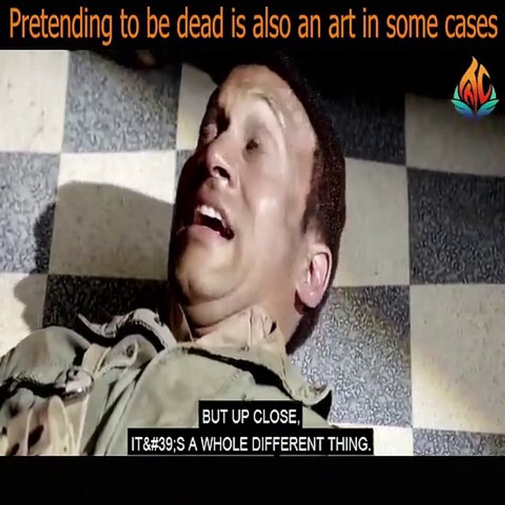 Pretending death is art some cases best scene of Hollywood movie