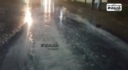 சாலையில் ஆறாக ஓடிய சாயக்கழிவு நீர்; தூங்கிய அதிகாரிகள்!
