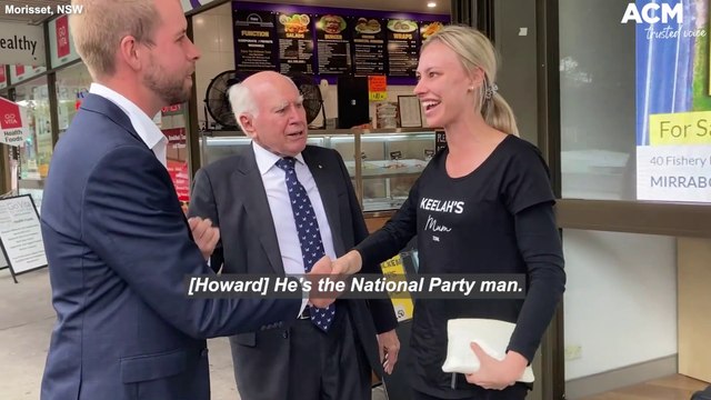 Former Prime Minister John Howard meets with residents in the Hunter, NSW electorate | May 11, 2022 | Newcastle Herald