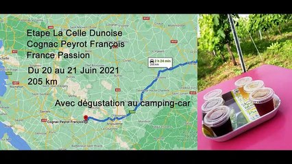 La France 2021. Escale France Passion chez François Peyrot  Cognac. Version courte.