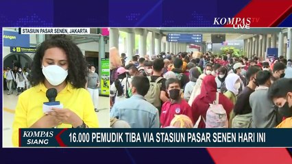 Hari Rabu ini, 16 Ribu Pemudik Diperkirakan Tiba di Stasiun Pasar Senen