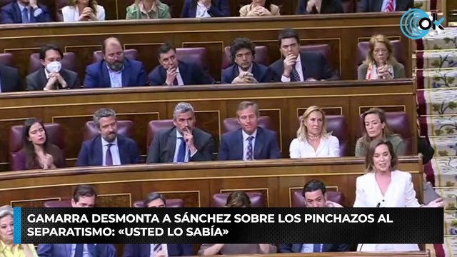Gamarra desmonta a Sánchez sobre los pinchazos al separatismo: «Usted lo sabía»