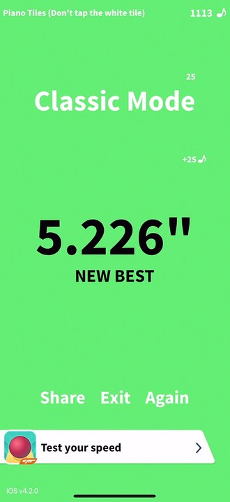 Piano Tiles 1 Classic Level 4