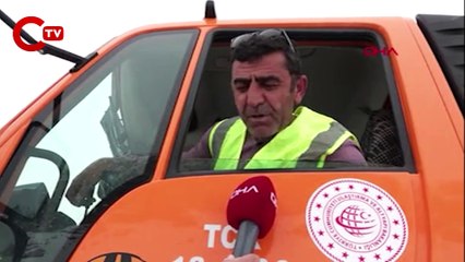 Van Bahçesaray'a mayıs ayında kar yağdı