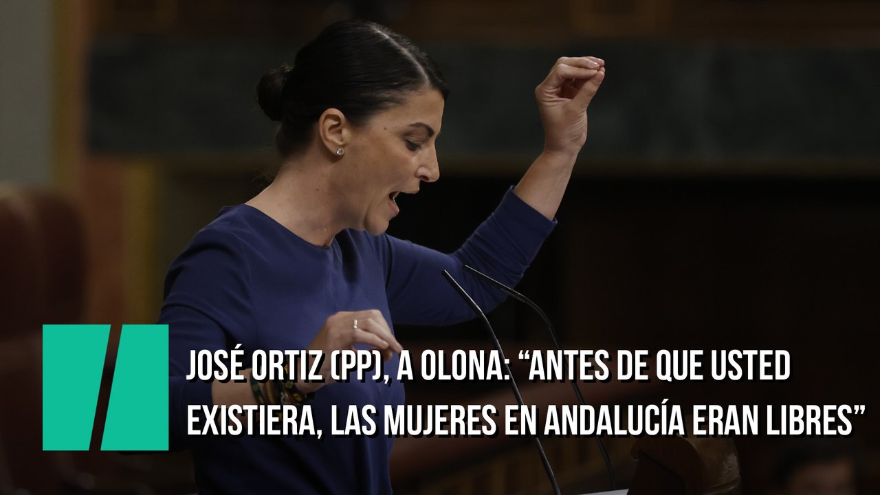 José Ortiz (PP), a Olona: "Antes de que usted existiera, las mujeres en Andalucía son libres, y con el Gobierno de Juanma Moreno, mucho más"