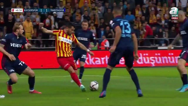 Kayserispor 4 - 2 Trabzonspor (GENİŞ ÖZET)