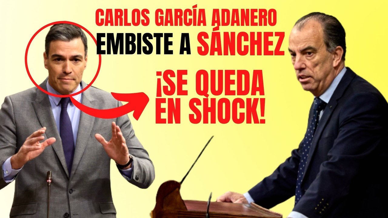 Carlos García Adanero embiste a Pedro Sánchez: ¡Humilla al CNI para pagar a sus socios!