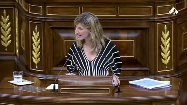 Yolanda Díaz: ¿Recuerda aquel sueño del presidente Rajoy cuando decía que le gustaría un país en el que hubiese 20 millones de ocupados? Pues ya tenemos un país que supera esa cifra