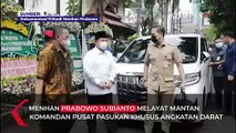 Menhan Prabowo Melayat Mantan Danjen Kopassus Jenderal (Purn) Widjojo Soejono