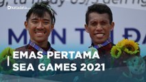 Cabor Dayung Sumbang Medali Emas Pertama untuk Indonesia | Katadata Indonesia