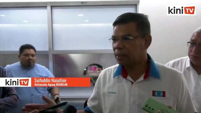 It was a collective decision, Rafizi was not involved in decision-making process, says Saifuddin