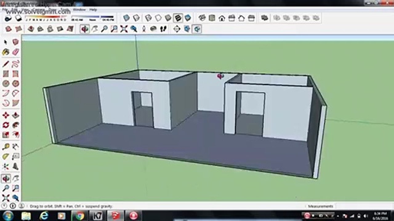 SketchUp Tutorials for beginners in Hindi Part   4 door & windows designing