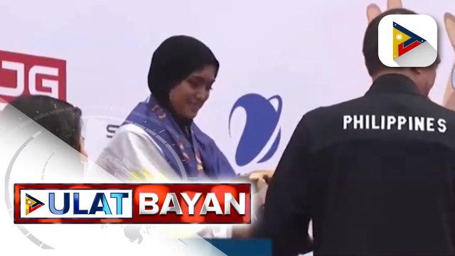 Palasyo, binati ang atletang si Mary Francine Padios sa pagkakasungkit ng gold medal sa 31st SEA Games