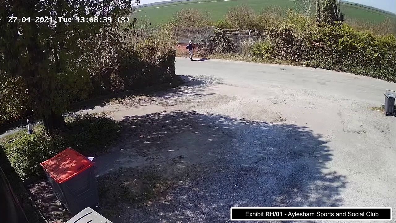 Wheeler walking in Ratling Road with weapon at 1pm on April 27