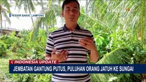 Jembatan Gantung Putus! Warga dan Kendaraan Jatuh ke Sungai