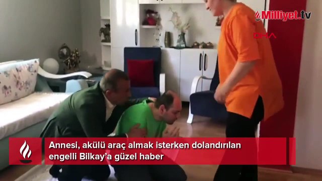 Annesi, akülü araç almak isterken dolandırılan engelli Bilkay’a güzel haber