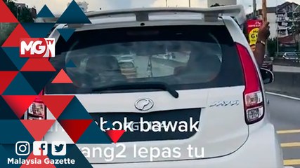 MG Viral : Polis tahan pemandu Myvi buat provokasi di jalan raya