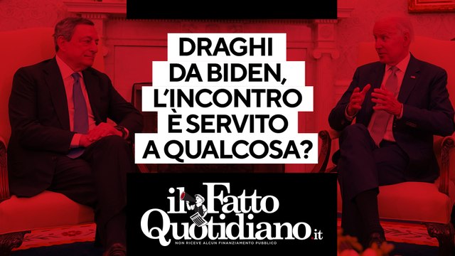 Draghi-Biden, l'incontro è servito a qualcosa? Segui la diretta con Peter Gomez