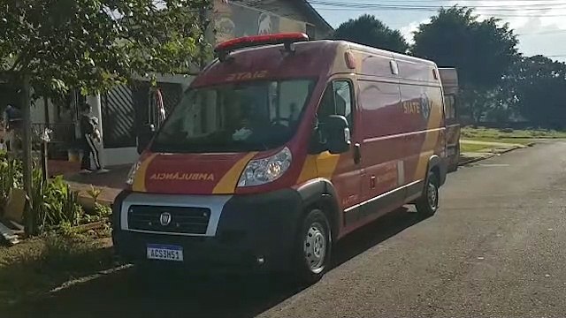 Durante faxina, idosa sofre queda no Pioneiros Catarinenses e precisa ser socorrida pelo Siate