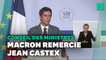 Pour son dernier conseil des ministres, Emmanuel Macron a tenu à remercier Jean Castex