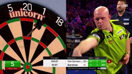 Van Gerwen Vs Barstow - R2 - World Darts Championship 2022-1