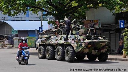 Anarchy spreading in Sri Lanka
