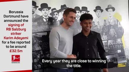 Dortmund sign Adeyemi from Salzburg after Haaland move