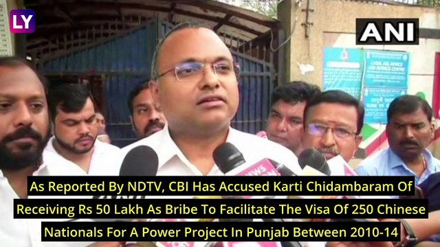 Karti Chidambaram Raided By CBI In Alleged Bribe Case, Father P Chidambaram Says 'Timing Interesting’