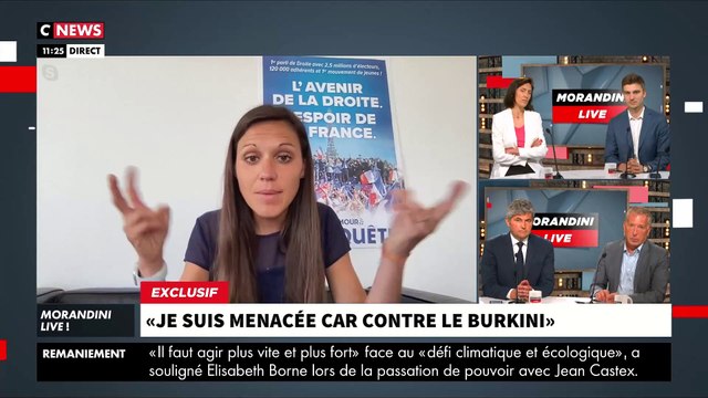 EXCLU - Marine Chiaberto, candidate Reconquête à Grenoble, affirme avoir été menacée par des antifas car elle est contre le burkini: Aujourd’hui, je suis protégée par la sécurité du parti