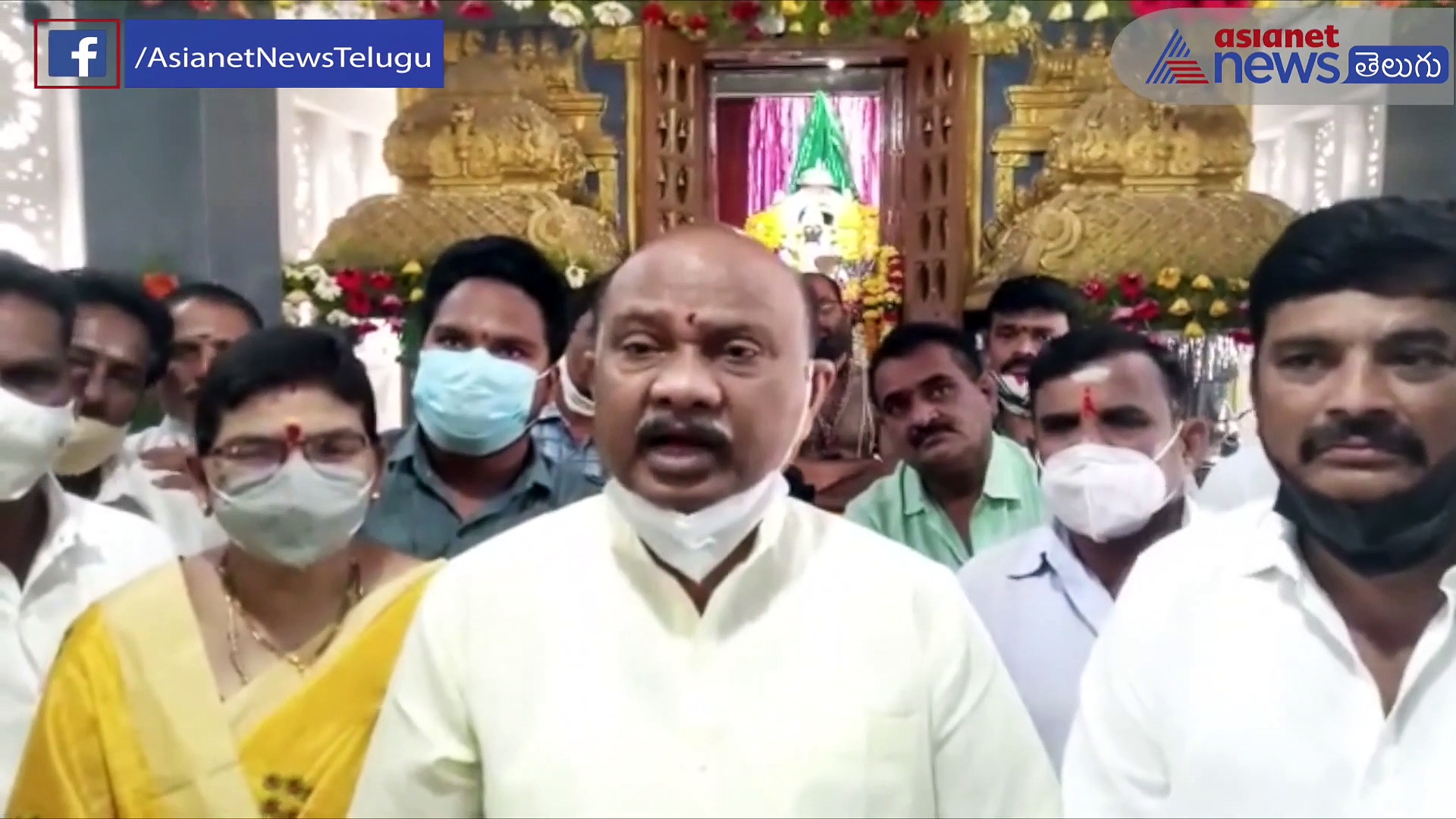 చంద్రబాబుకు కరోనా... క్షేమాన్ని కోరుకుంటూ అయ్యప్పస్వామికి అయ్యన్న పూజలు