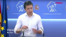 Los socios de investidura y Podemos  muestran su desconformidad con el regreso del emérito