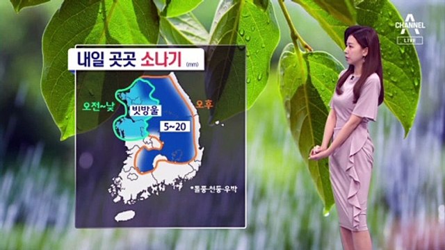 [날씨]내일 곳곳 요란한 소나기…낮 더위 계속