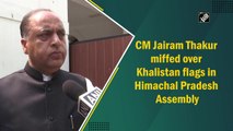 CM Jairam Thakur miffed over Khalistan flags in Himachal Pradesh Assembly