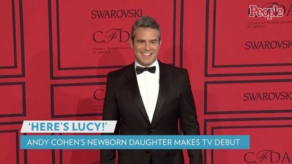 Andy Cohen's Newborn Daughter Lucy Makes Her Television Debut on WWHL: 'Queen of Midnight Fun'