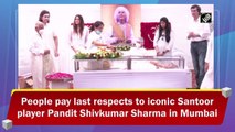 People pay last respects to iconic Santoor player Pandit Shivkumar Sharma in Mumbai
