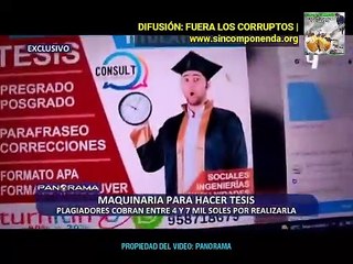 LAS TESIS BAMBAS A 4 MIL SOLES