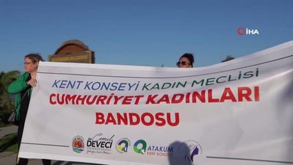 Atakum'da engelliler için farkındalık yürüyüşü