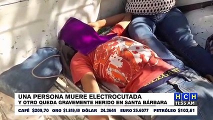 ¡Tragedia! Descarga eléctrica mata a joven y deja herido a otro en Santa Bárbara