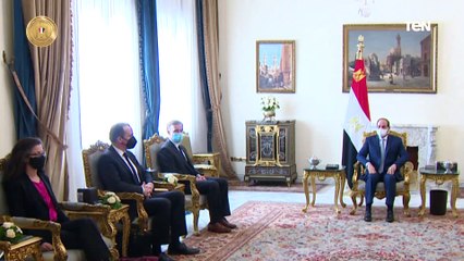 الرئيس السيسي يستقبل مستشار الأمن القومي الأمريكي جيك سوليفان