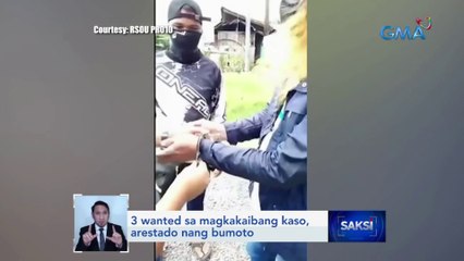 3 wanted sa magkakaibang kaso, arestado nang bumoto | Saksi