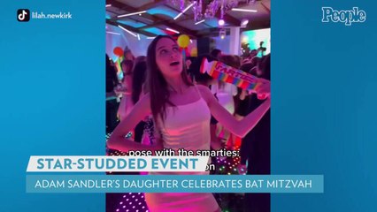 Jennifer Aniston, Taylor Lautner and More Attend Bat Mitzvah for Adam Sandler's Daughter Sunny