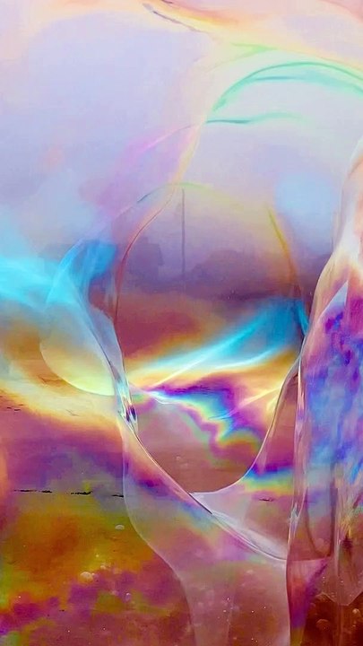View From Inside a Giant Soap Bubble