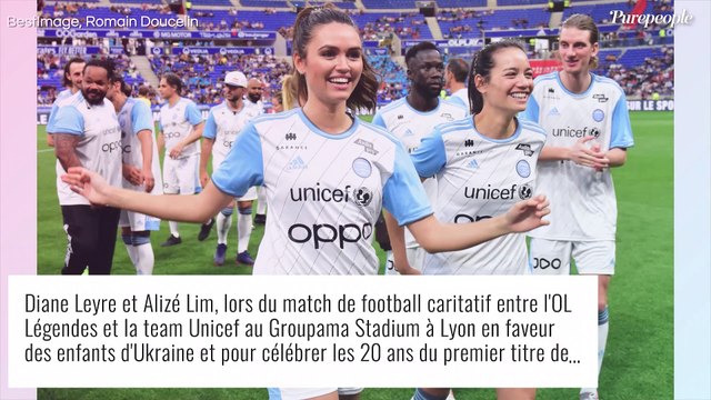 Tony Parker et Alizé Lim, très copine avec Diane Leyre : soirée de gala à Lyon pour le 'Match des Héros'