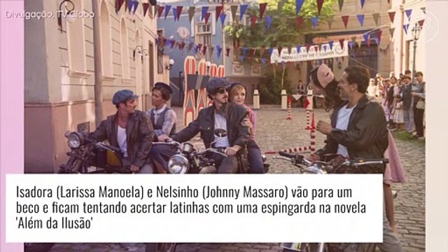 Novela 'Além da Ilusão': Isadora rouba sorveteria incentivada por Nelsinho ao quebrar vidraça