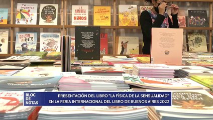 Presentación del Libro "La Física de la Sensualidad" en FILBA 2022