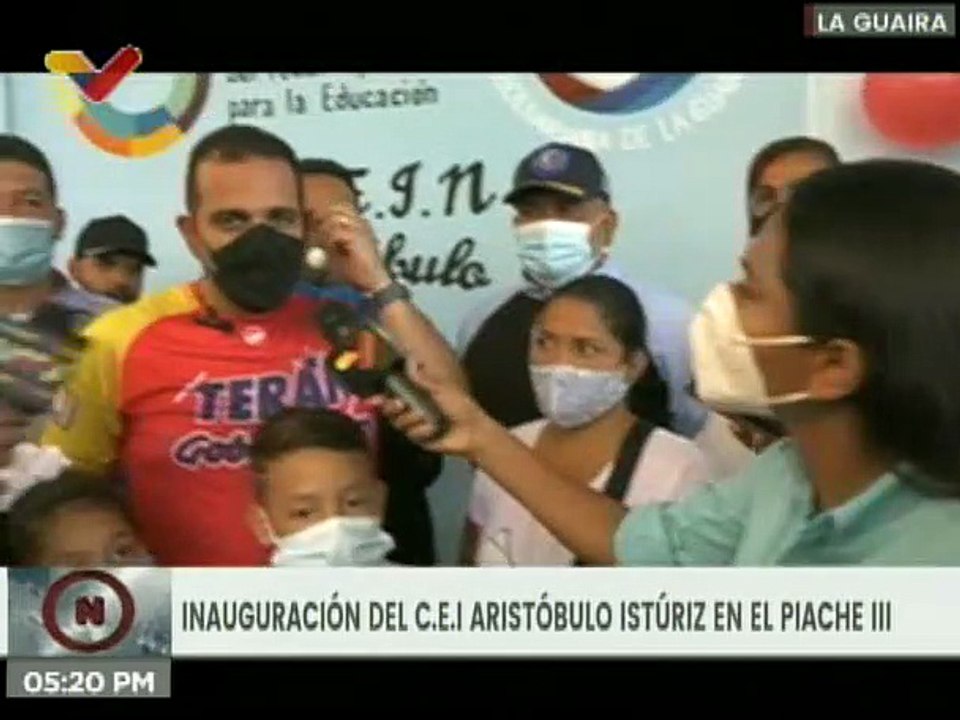 Gobierno de La Guaira inauguró el Centro de Educación Inicial Aristóbulo Istúriz en el Piache III
