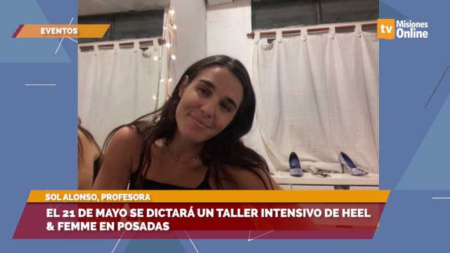 El 21 de mayo se dictará un taller intensivo de heel & femme en Posadas