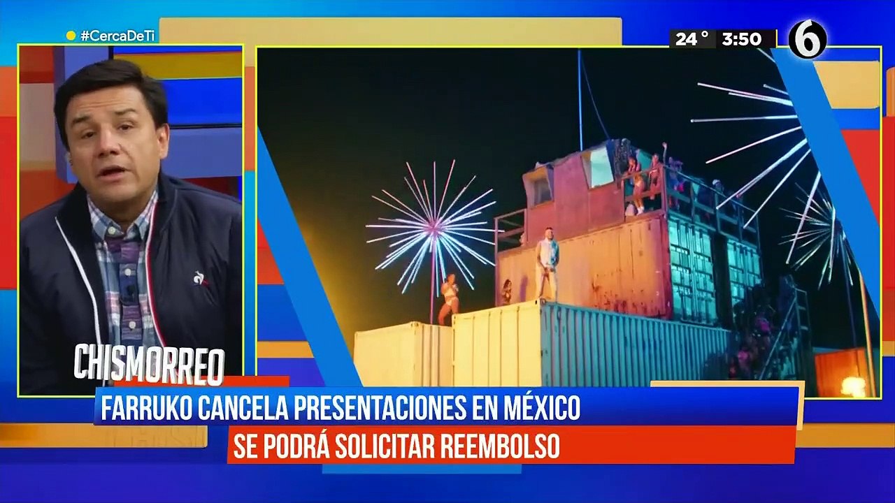 Farruko cancela sus presentaciones en México; s...