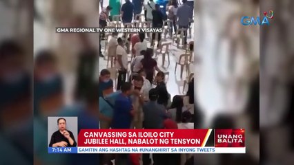 Canvassing sa Iloilo City Jubilee Hall, nabalot ng tensyon | UB